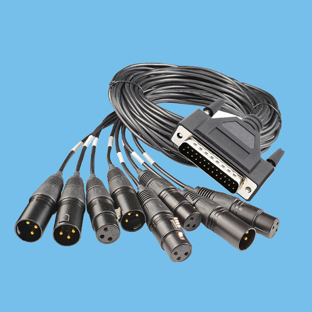 XLR, Db25 to xlr cable