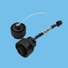 4P aviation waterproof plug to 4P plug-in connection cable