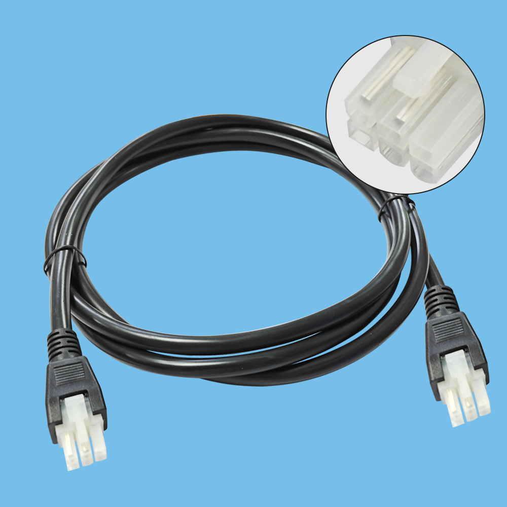 Dual 6 pin plug-in/electric steam equipment connection cable