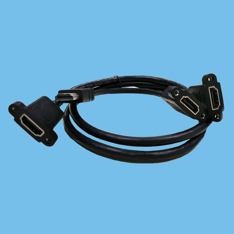 HDMI Female - Female Connector Nickel Plated Shell